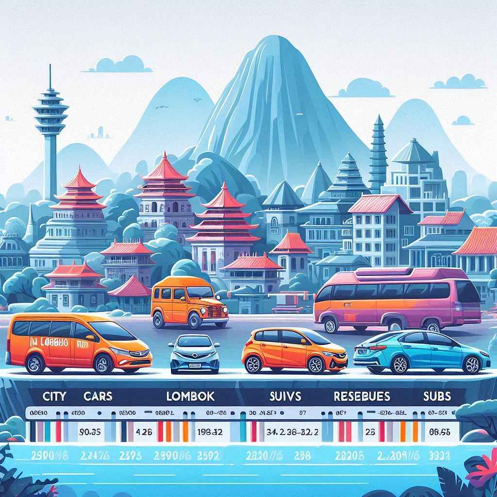 Perbandingan Harga Sewa Mobil di Lombok 2025