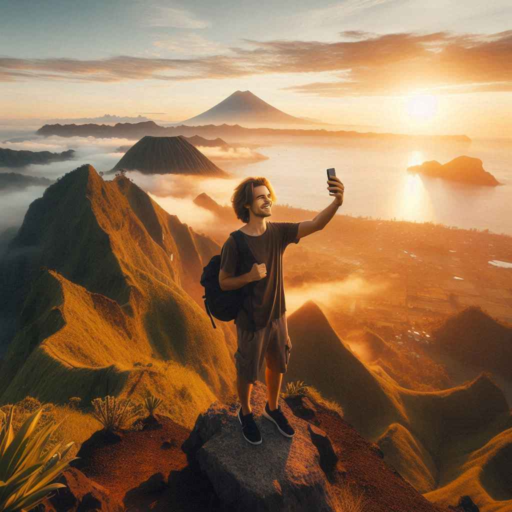 Bukit Batu Idung Lombok Barat: Spot Selfie Kekinian