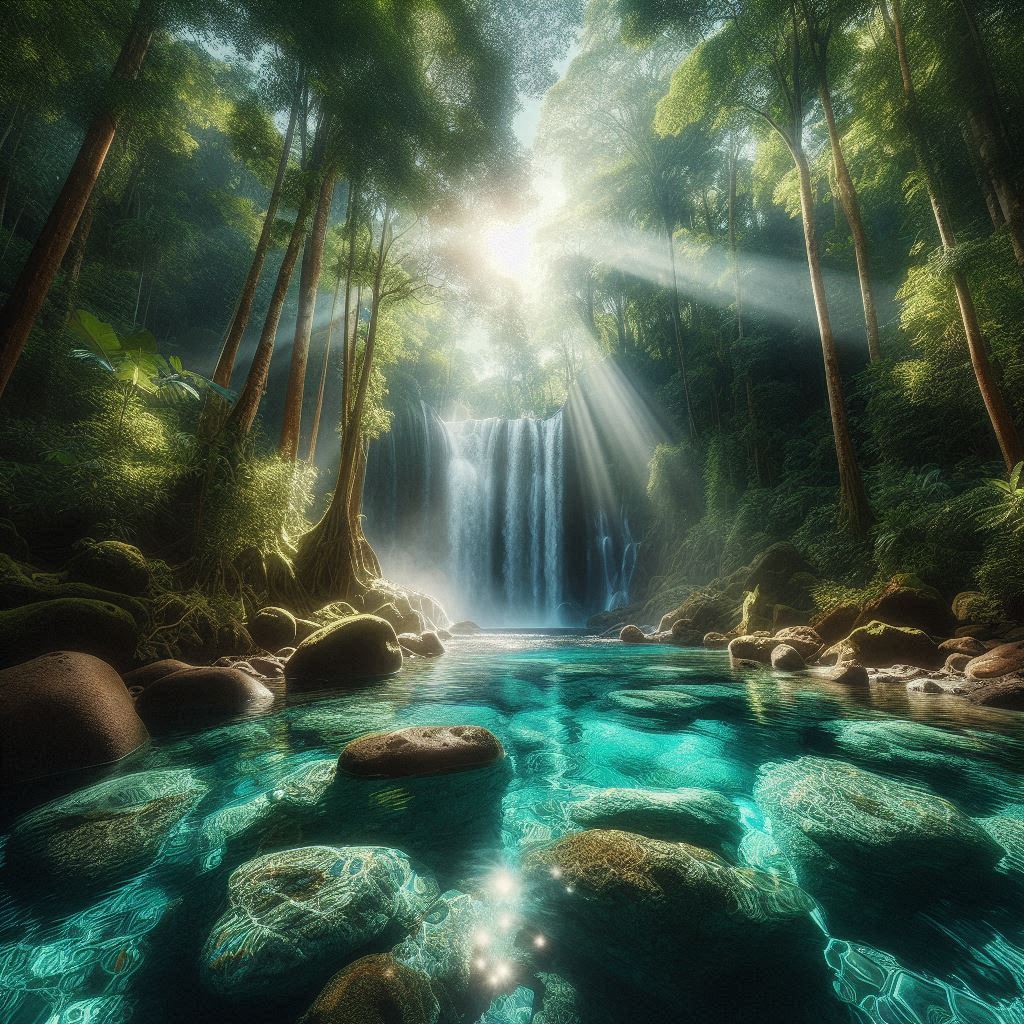 Air Terjun Umar Maya: Kolam Biru Alami di Lombok Timur