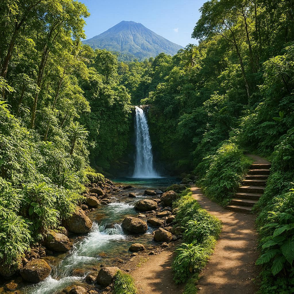 Jelajah Air Terjun Sekitar Rinjani Tanpa Trek Berat
