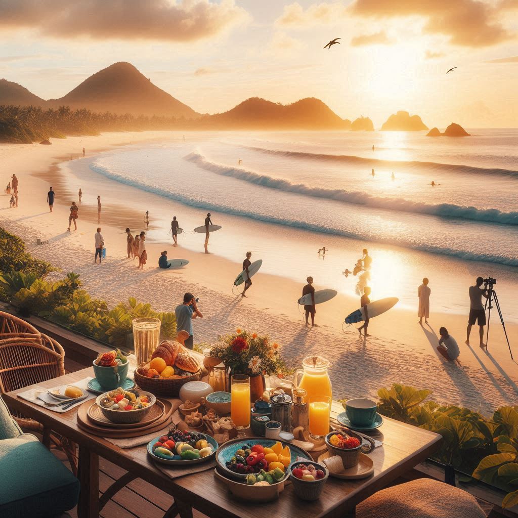 Pantai Selong Belanak Pagi Hari: Surfing, Foto, dan Sarapan Pinggir Laut