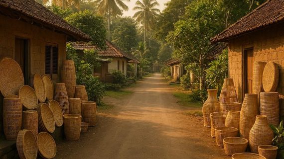 Desa Loyok Lombok Timur: Seni Bambu yang Bikin Batin Chill