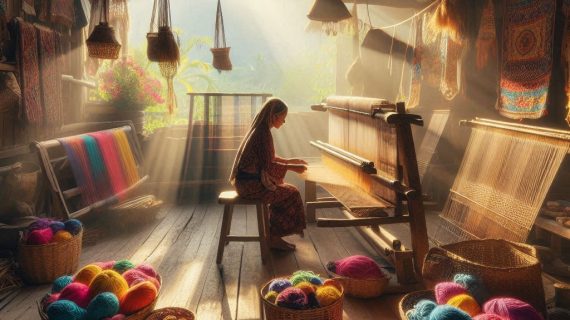 Desa Sukarara Lombok: Belajar Hidup Chill Lewat Setiap Helai Benang Tenun