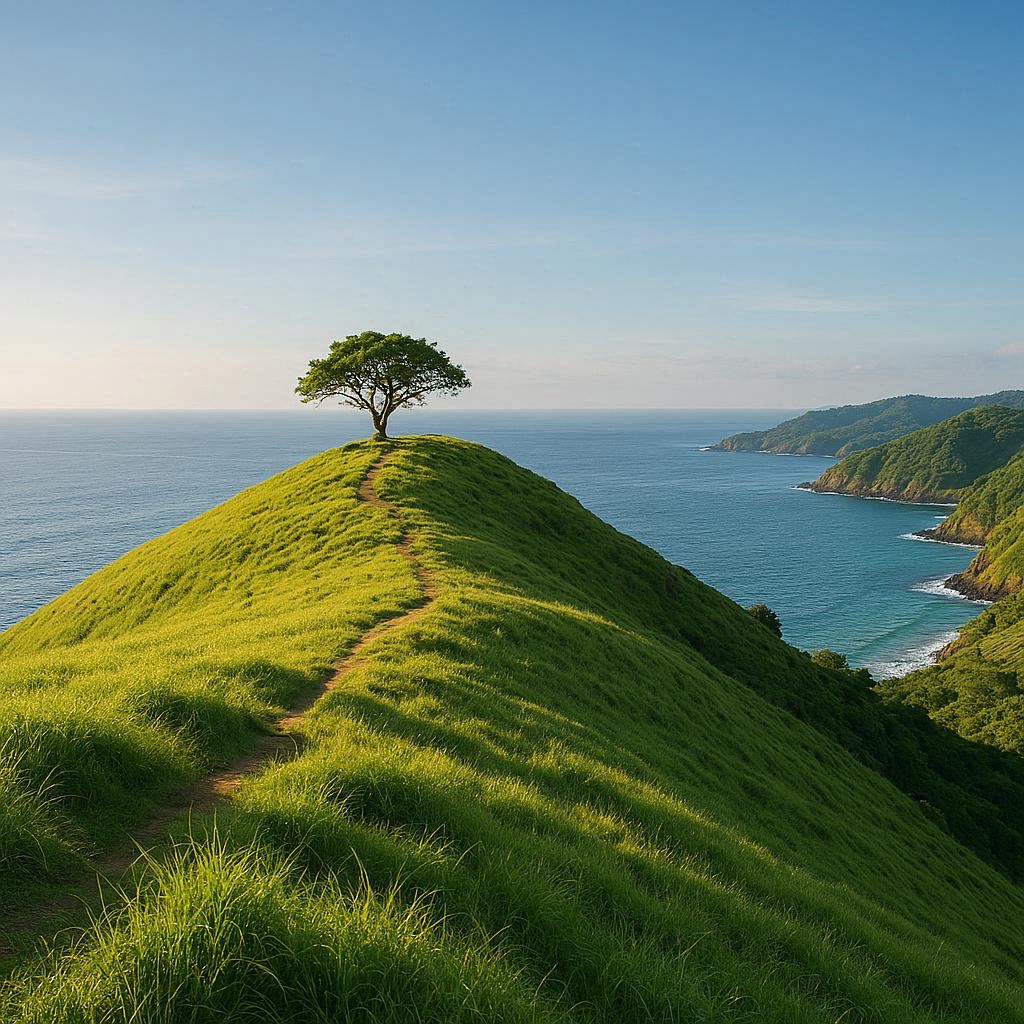 Bukit Nanggi Lombok Timur: Trek Pendek dengan Panorama Laut